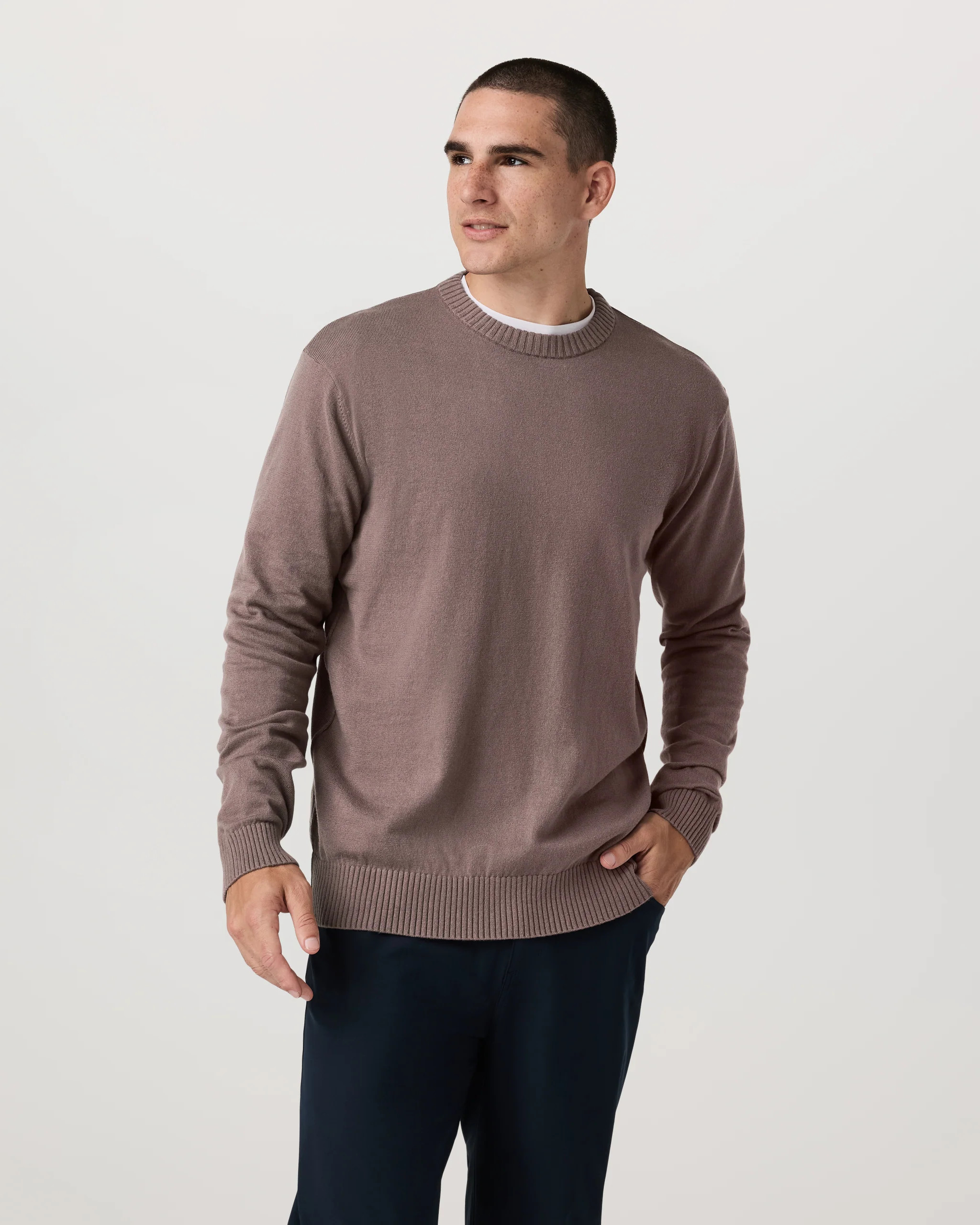 Fluent Sweater | Men's Huckleberry Cashmere Sweater | Vuori | Vuori Clothing (US & Canada)