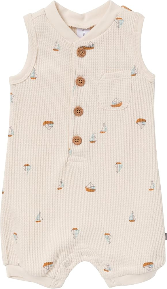Modern Moments by Gerber Baby Boys' Sleeveless Romper | Amazon (US)