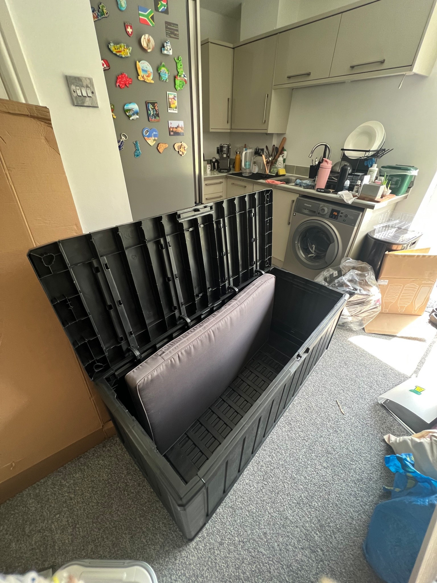 Garden storage! Needed something to fit the cushions for our outdoor chairs and this works perfectly. Make sure you check internal dimensions though!



#LTKsummer #LTKuk #LTKhome