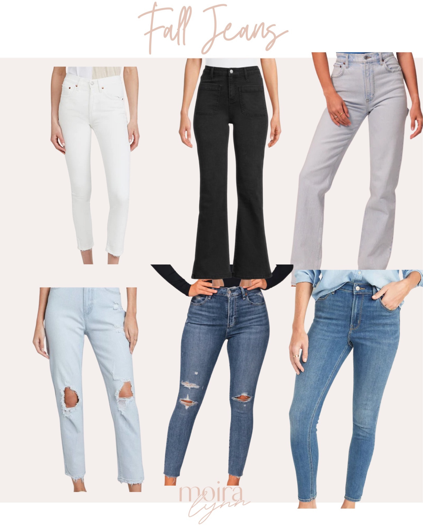 Fall jeans roundup 

#LTKstyletip #LTKSeasonal #LTKunder100