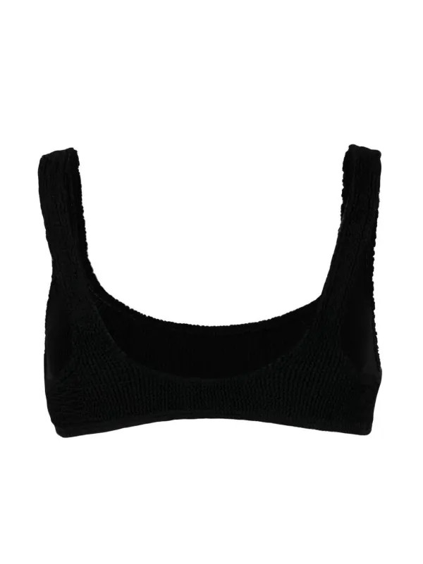 Bond-eye Scout Crinkled Bikini Top | Black | FARFETCH | Farfetch Global