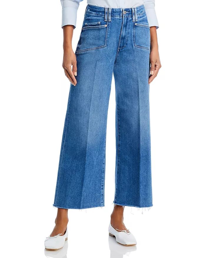 Anessa High Rise Wide Leg Ankle Jeans in Sunny | Bloomingdale's (US)