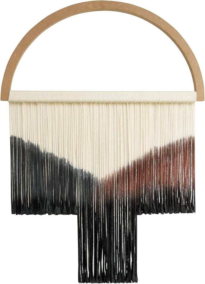 Macrame Wall Hanging Boho Woven Wall Tapestry Handmade Home Wall Décor 20"W*28"L | Amazon (US)