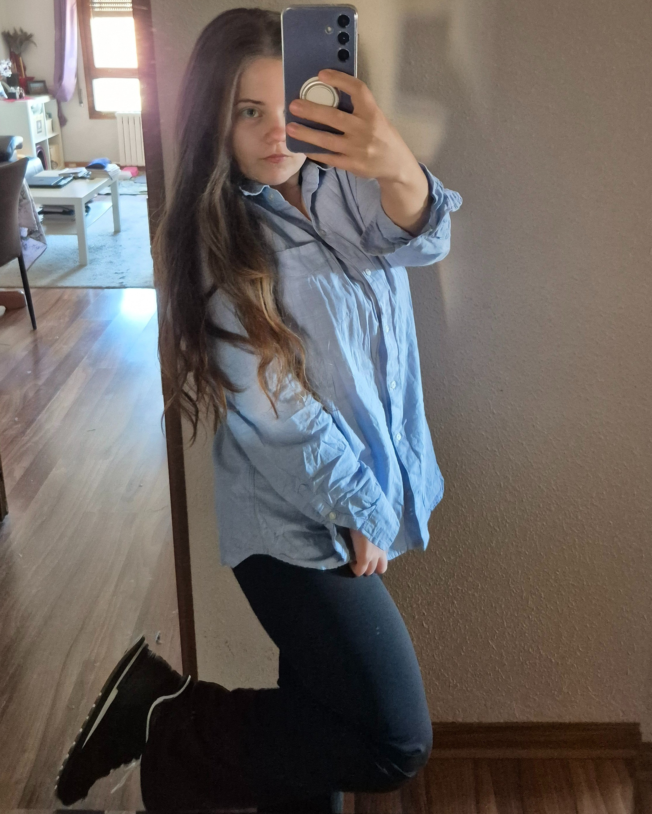 Petite black flare leggings. I am 4'11 and wearing size M. But they do have a scrunch so if you do not like it.Petite fashion. Heatwave outfits. Summer style.I am 4'11/150cm petite stylist sharing fashion that fits short women.

#LTKMidsize #LTKPetite
