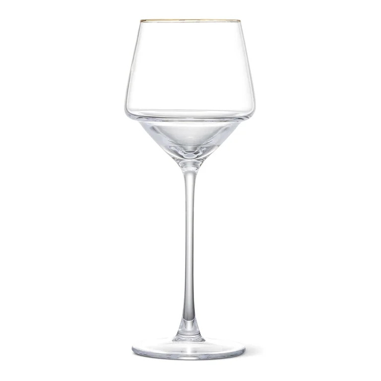 Thyme & Table Gold Rim Wine Glass | Walmart (US)