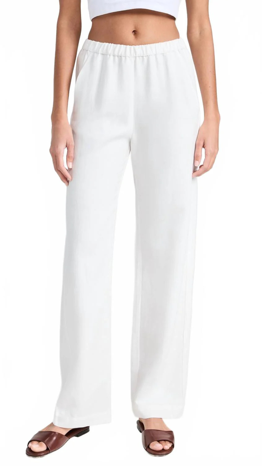 Twill Everywhere Pant In Off White | Shop Simon