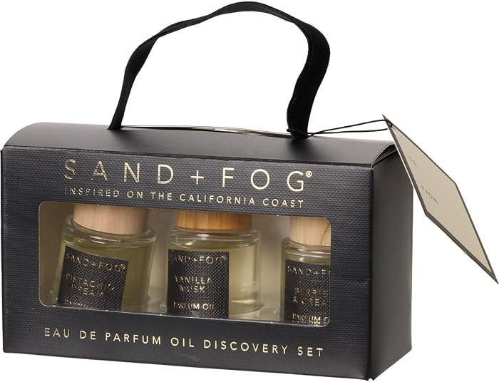 Sand + Fog Eau De Parfum Oil Discovery Set, 3 Scents, 0.5 fl oz Each, Pistachio Dream, Vanilla Mu... | Amazon (US)