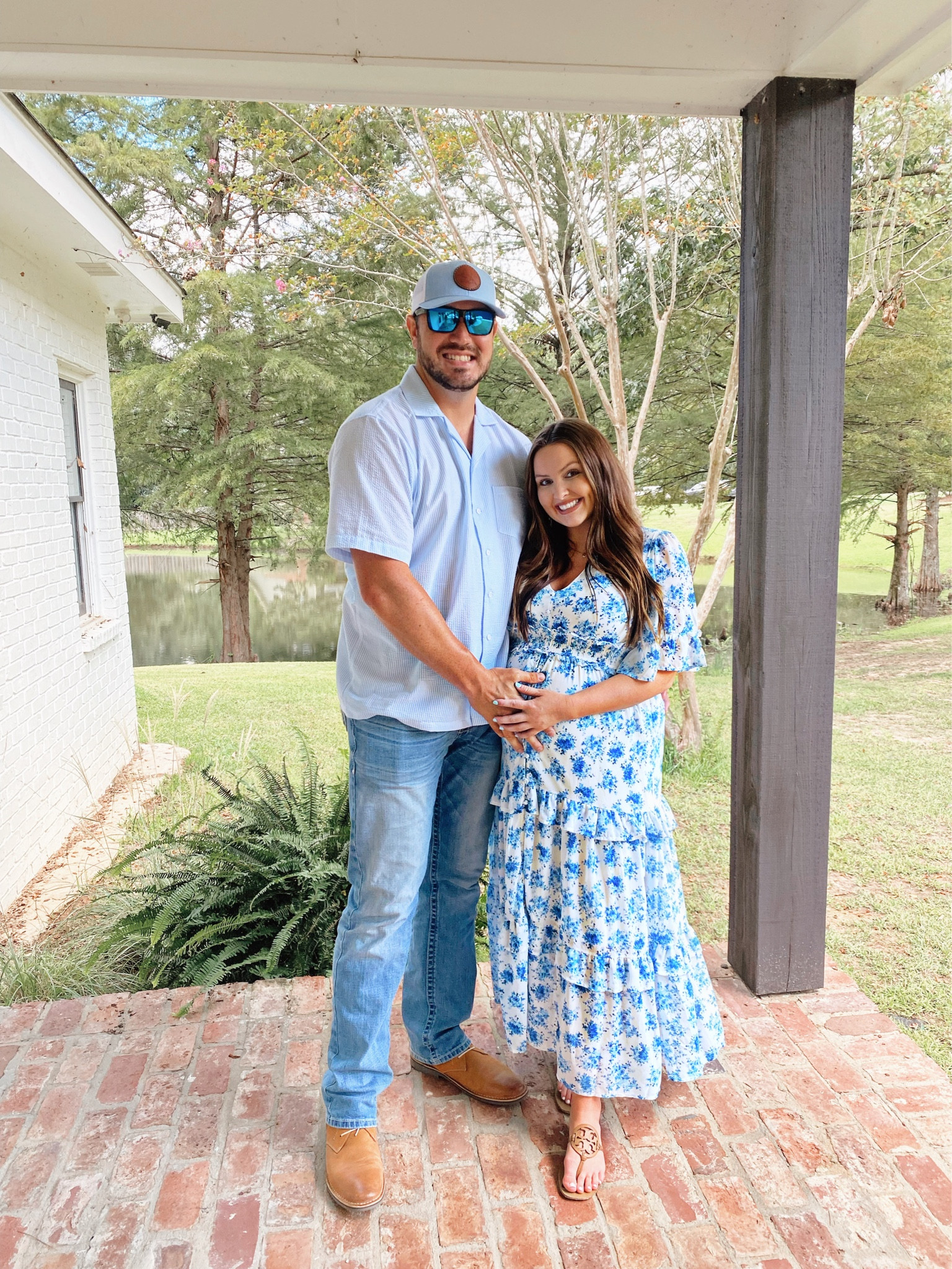 Baby boy shower
Maternity dress
Blue floral dress
Blue maxi dress

#LTKbaby #LTKbump