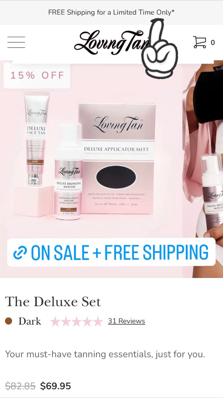 Loving tan self tanner on sale + free shipping! Best self tanner out there! 

#LTKGiftGuide #LTKsalealert #LTKFind