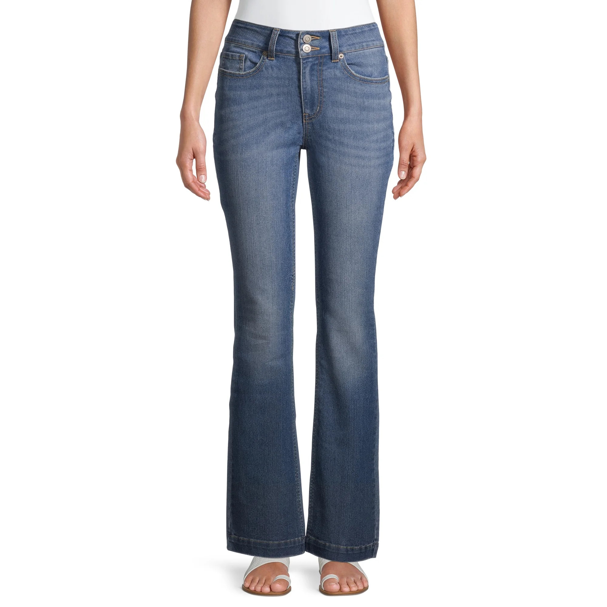 No Boundaries Juniors' High Rise Bootcut Jeans | Walmart (US)