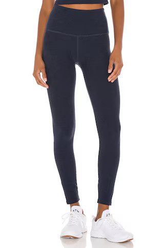 Beyond Yoga Spacedye Caught In The Midi High Waisted Legging in Nocturnal Navy from Revolve.com | Revolve Clothing (Global)