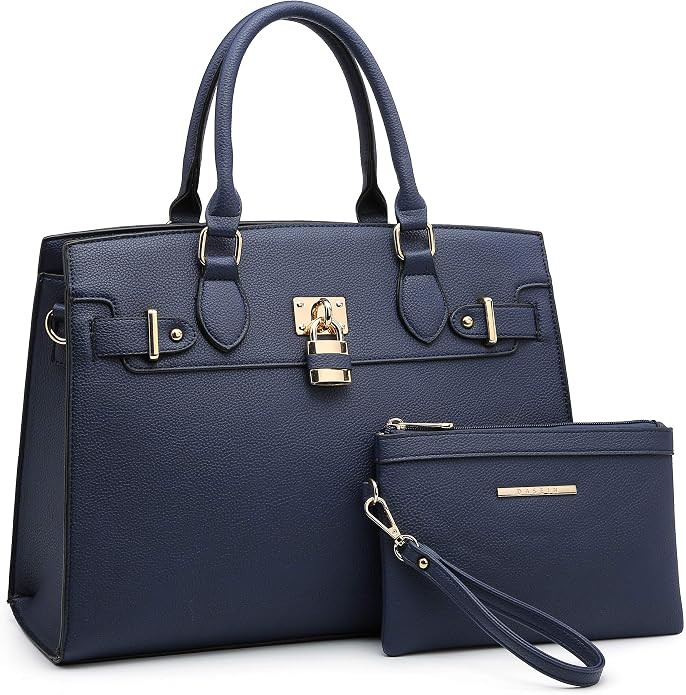 Dasein Women Handbags and Purses Ladies Shoulder Bag Top Handle Satchel Tote Work Bag with Matchi... | Amazon (US)
