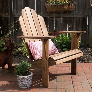 Gavil Natural Brown Adirondack Chair - On Sale - Overstock - 18045448 | Bed Bath & Beyond