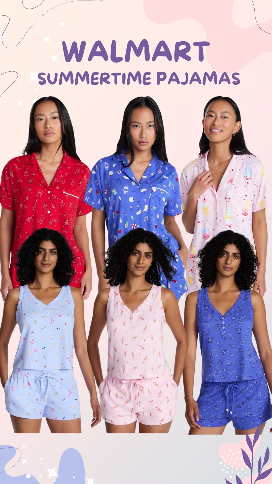 New summertime pajamas from Way To Celebrate at Walmart! Short sleeve and tank style options with the cutest summer prints. Available in sizes XS-3X and are $16.98



#LTKPlusSize #LTKootd #LTKSeasonal