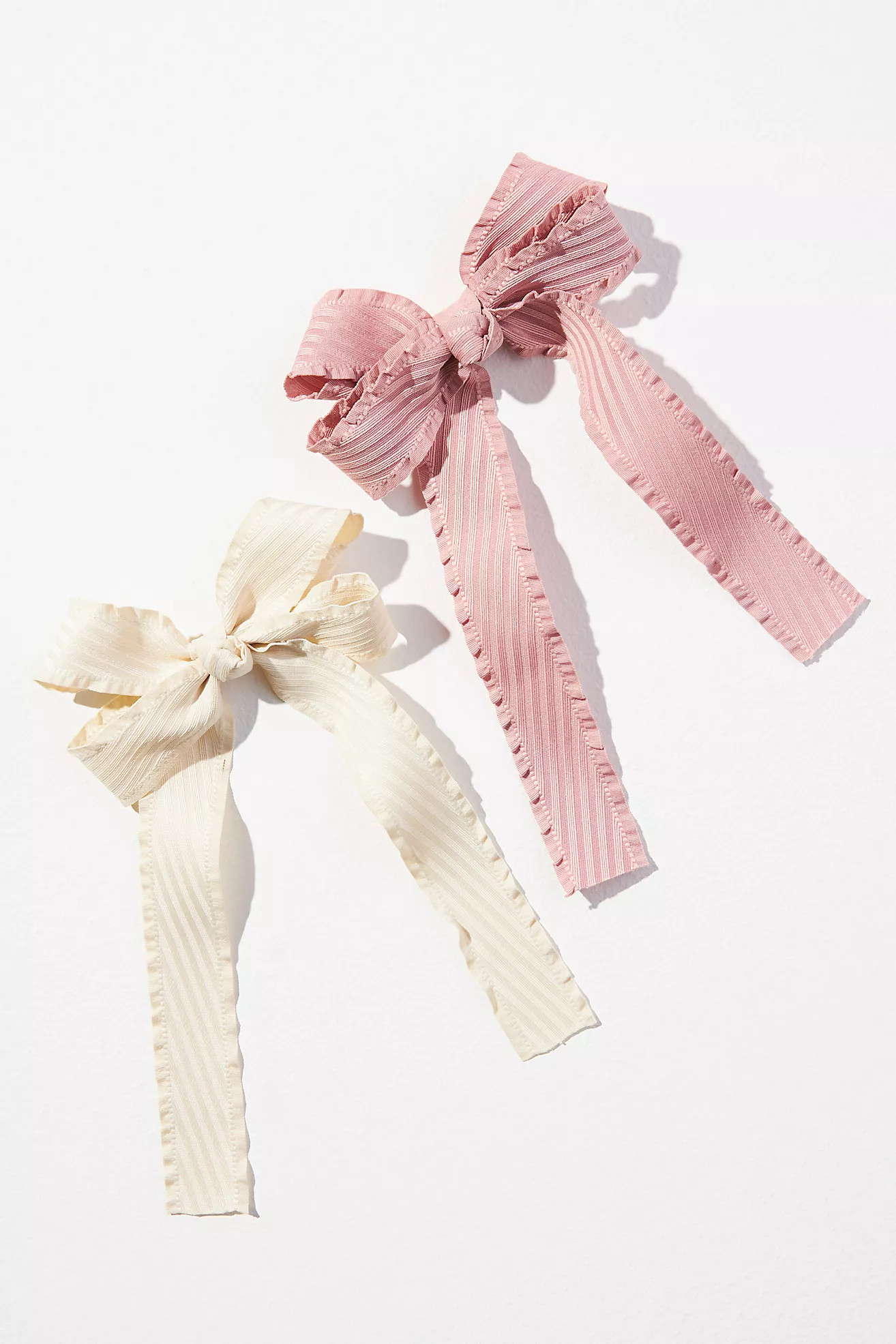 Scalloped Trim Hair Bow | Anthropologie (US)