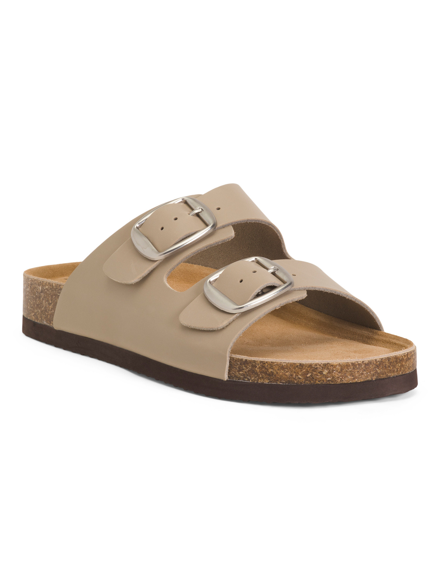 Leather Eddi Buckle Sandals | TJ Maxx