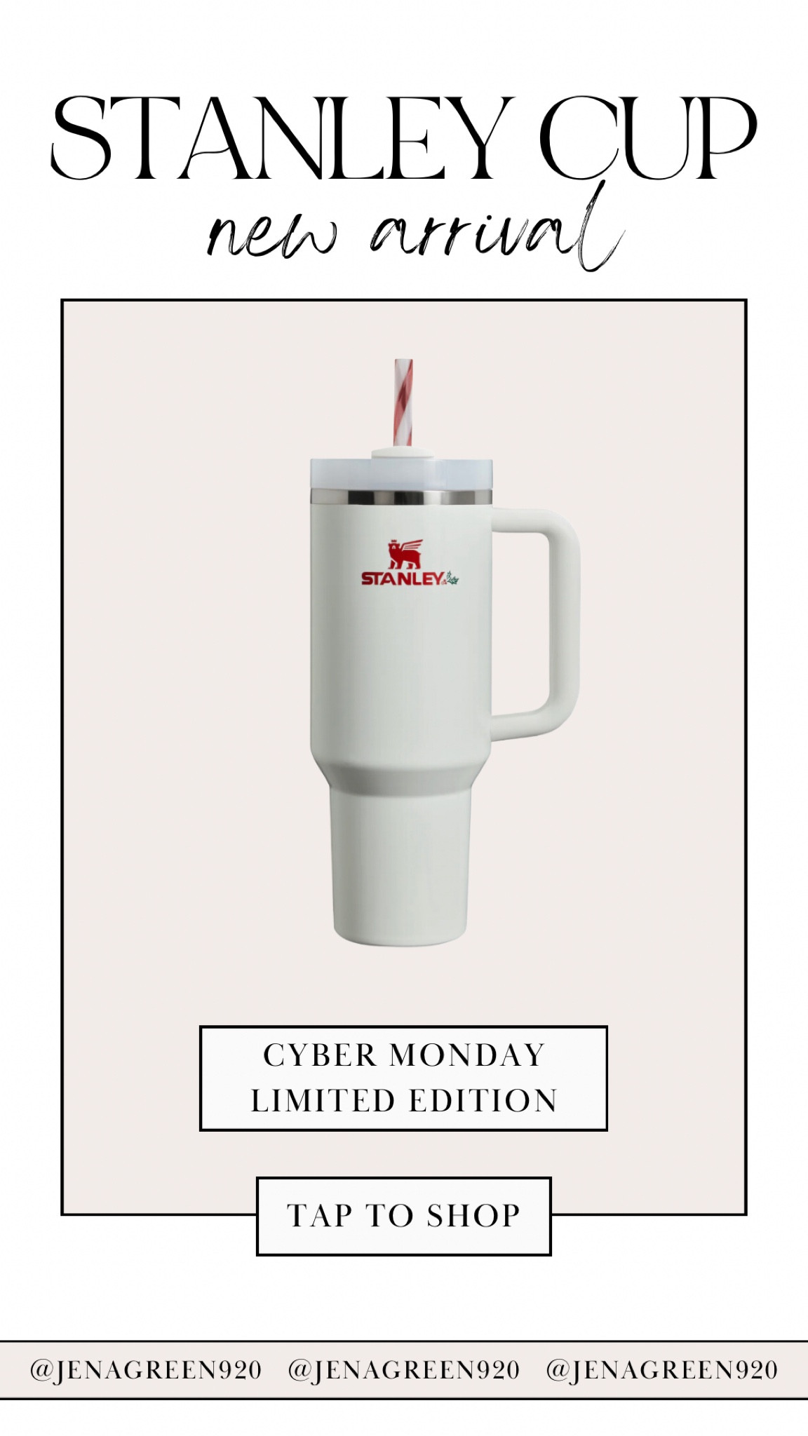 Stanley Cup New Arrivals | Stanley New Arrivals | Holiday Cup | Mistletoe Twist Stanley Cup 

#LTKGiftGuide #LTKCyberWeek #LTKfindsunder50