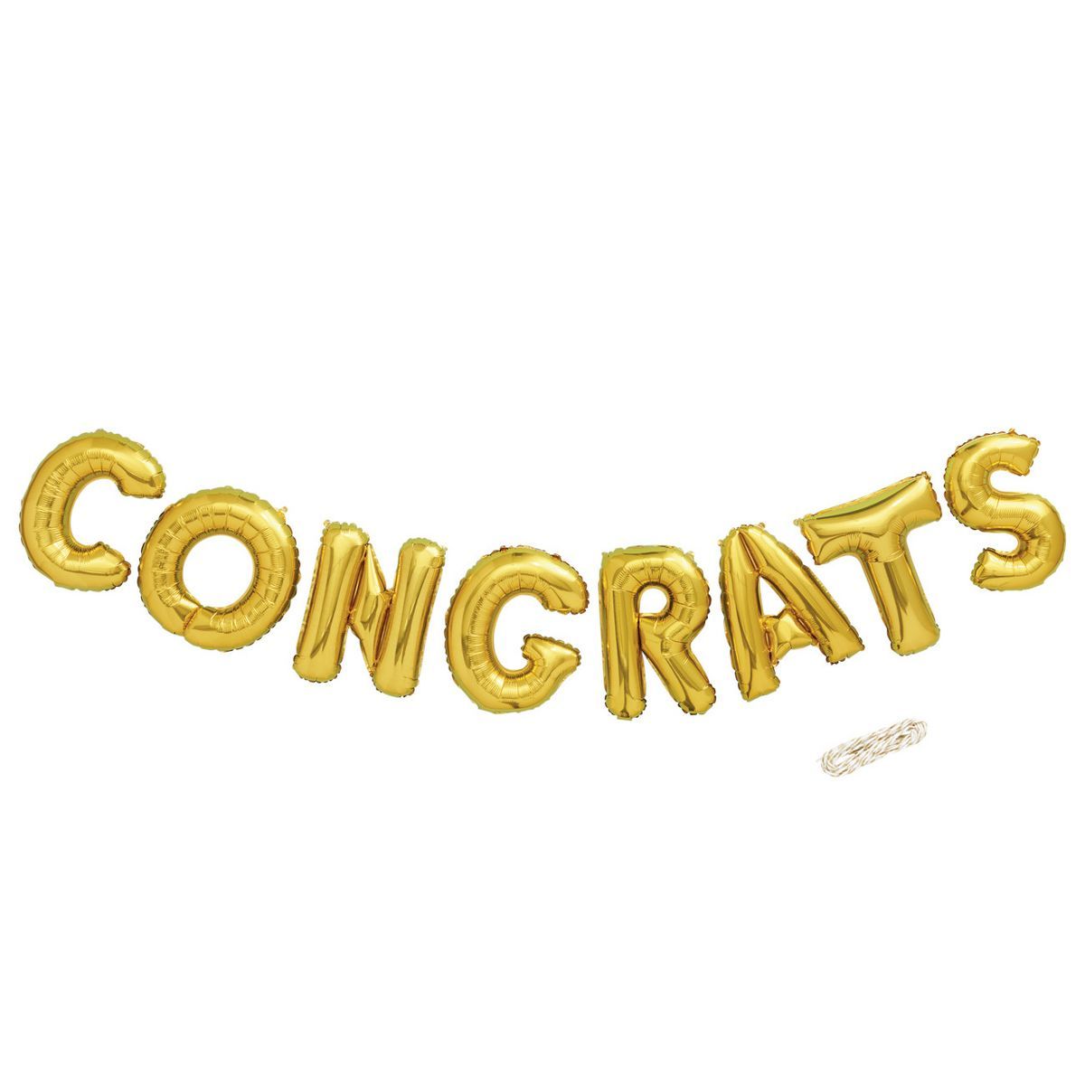 Congrats Script Foil Balloon Gold - Spritz™ | Target