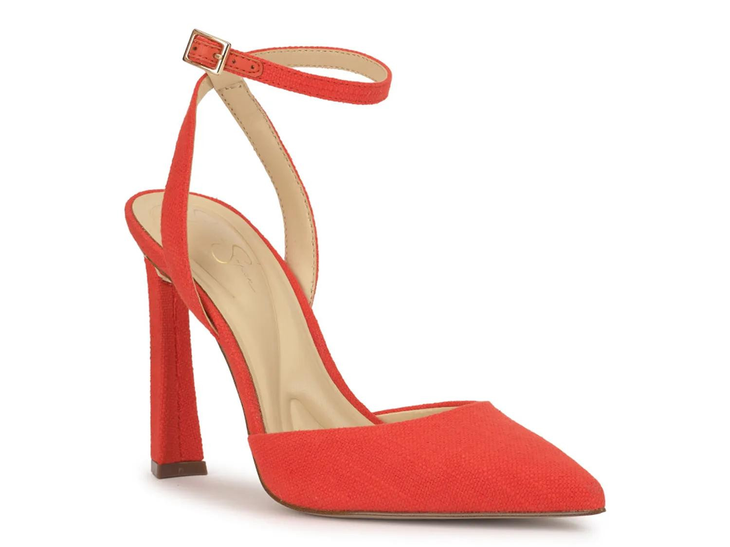 Jessica Simpson Ocanna Pump | Women's | Orange | Size 8 | Pumps | Ankle Strap | DSW
