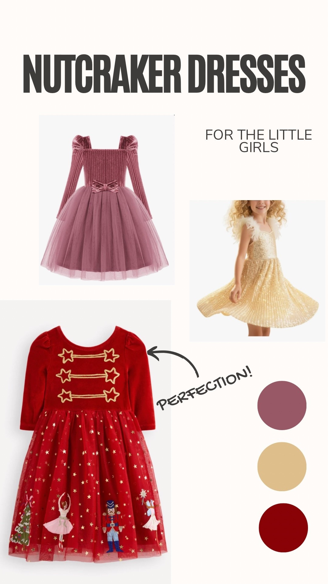 The perfect girls dresses for a trip to see the Nutcracker ❤️

#LTKStyleTip