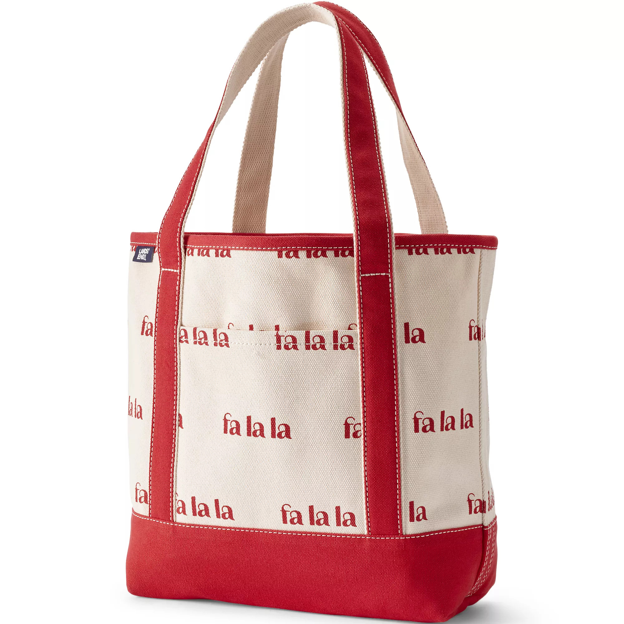 Medium Print 5 Pocket Open Top Canvas Tote Bag | Lands' End (US)