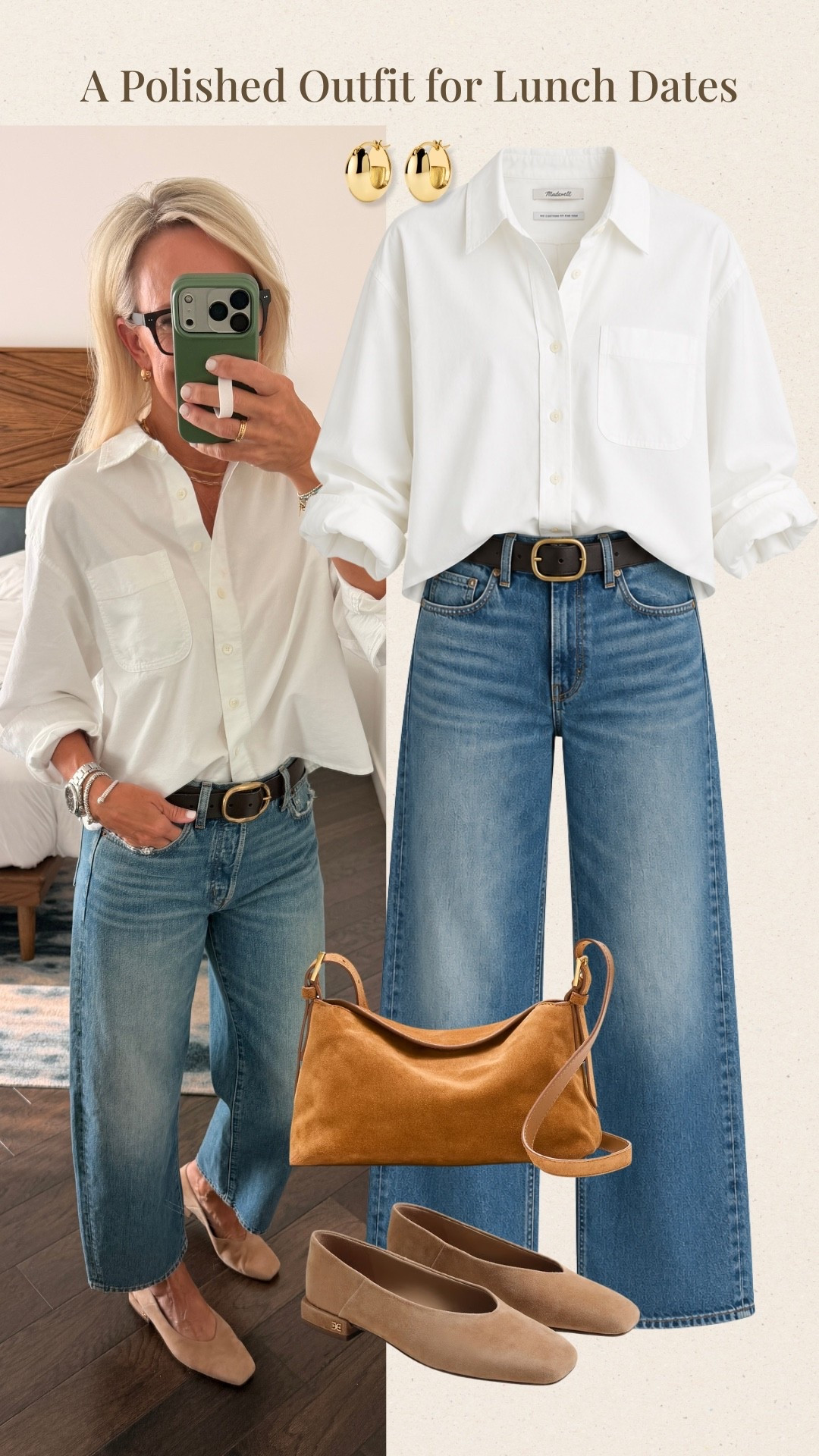 This chocolate brown sweater with white jeans is such an easy neutral combination for fall. I love how these simple pieces feel polished but still comfortable for everyday wear. 30% off at Gap!! Use code YOURS. I’ll also be adding some of my favorite fall finds from Gap!

#LTKootd #LTKgrwm #LTKSaleAlert