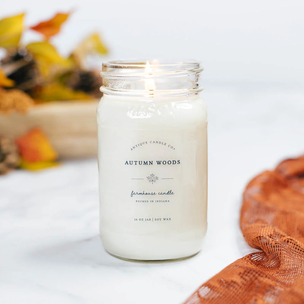 Autumn Woods 16 oz candle | Antique Candle Co.