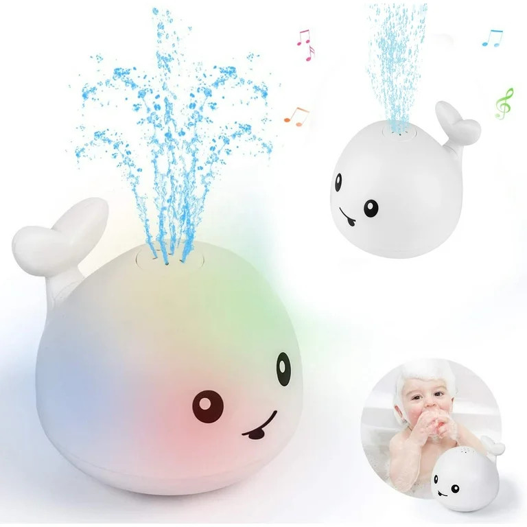 MUTOCAR Light up Whale Spray Sprinkler Bath Toy | Walmart (US)