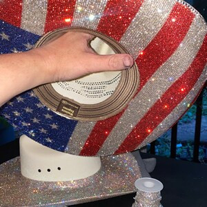 American Flag Rhinestone Hat | Etsy | Etsy (US)