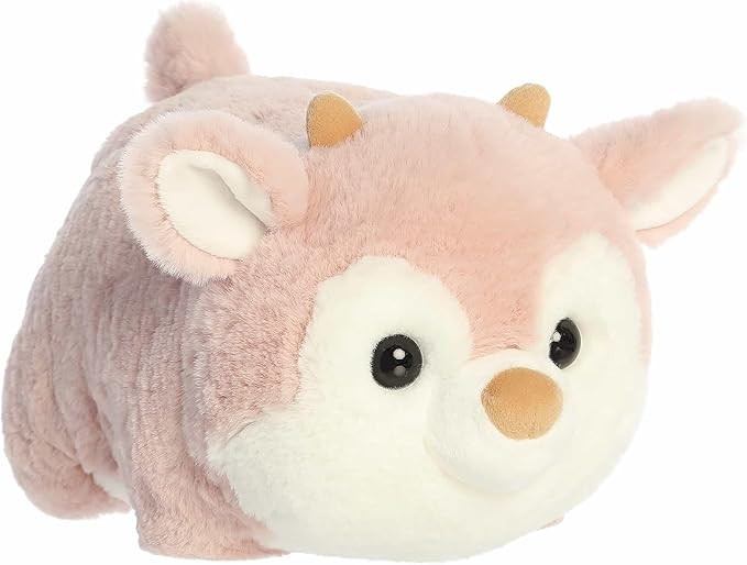Aurora® Festive Spudsters™ Pinkee Reindeer™ Stuffed Animal - Round Shape Makes for Comfortin... | Amazon (US)