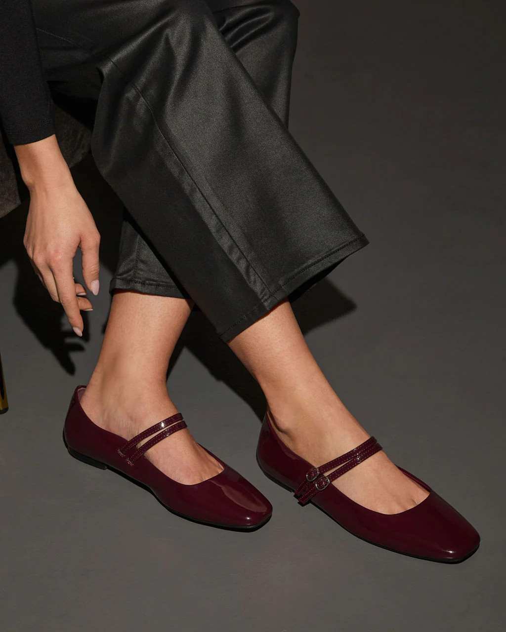 Zuri Patent Leather Ballet Flats | VICI