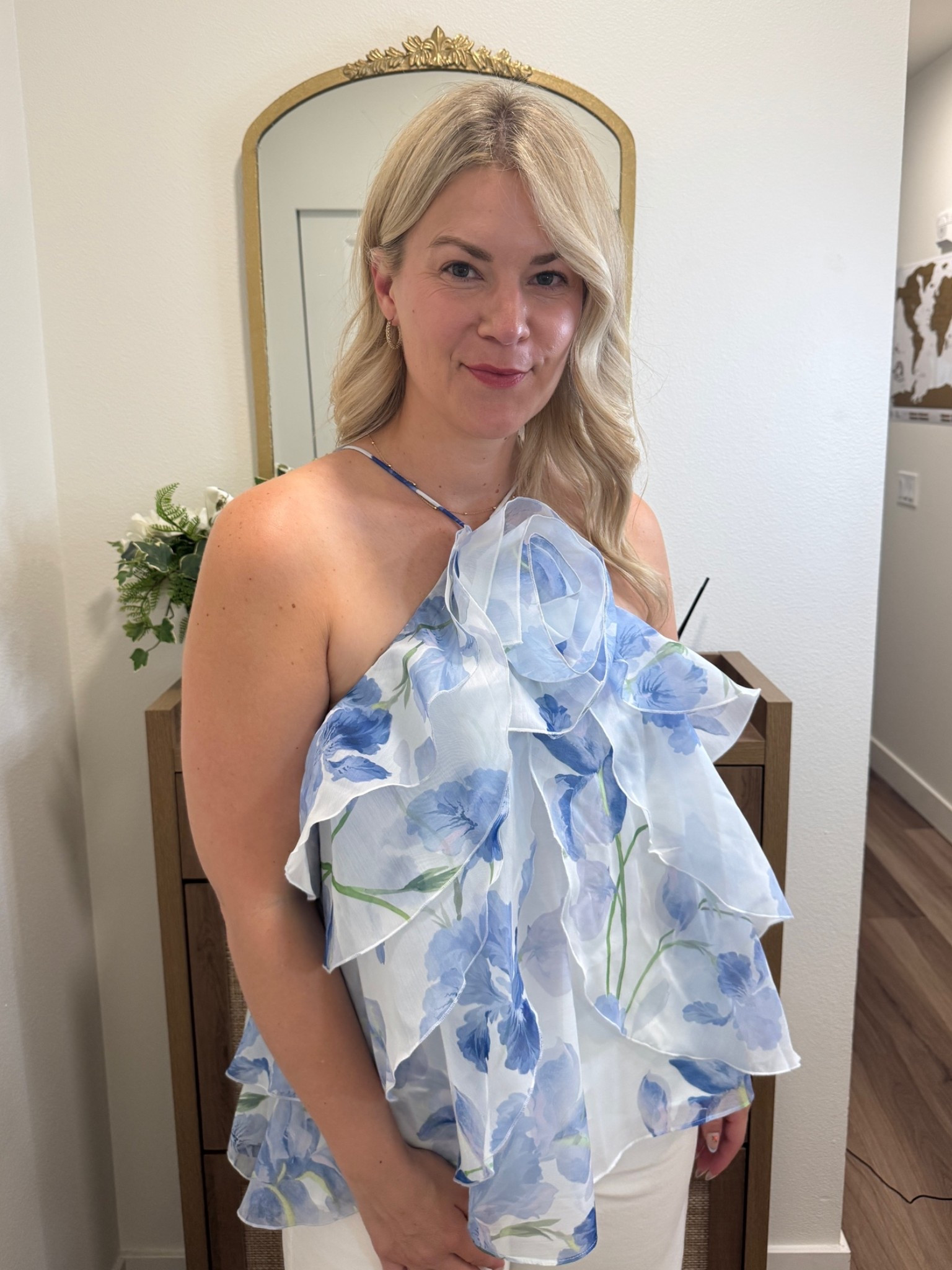Summer Style Organza ruffle top

#LTKootd #LTKWedding #LTKTall