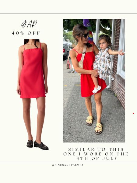 Found an identical dress to this one I wore on the 4th, red dress, 40% off 

#LTKfindsunder50 #LTKSeasonal #LTKsalealert