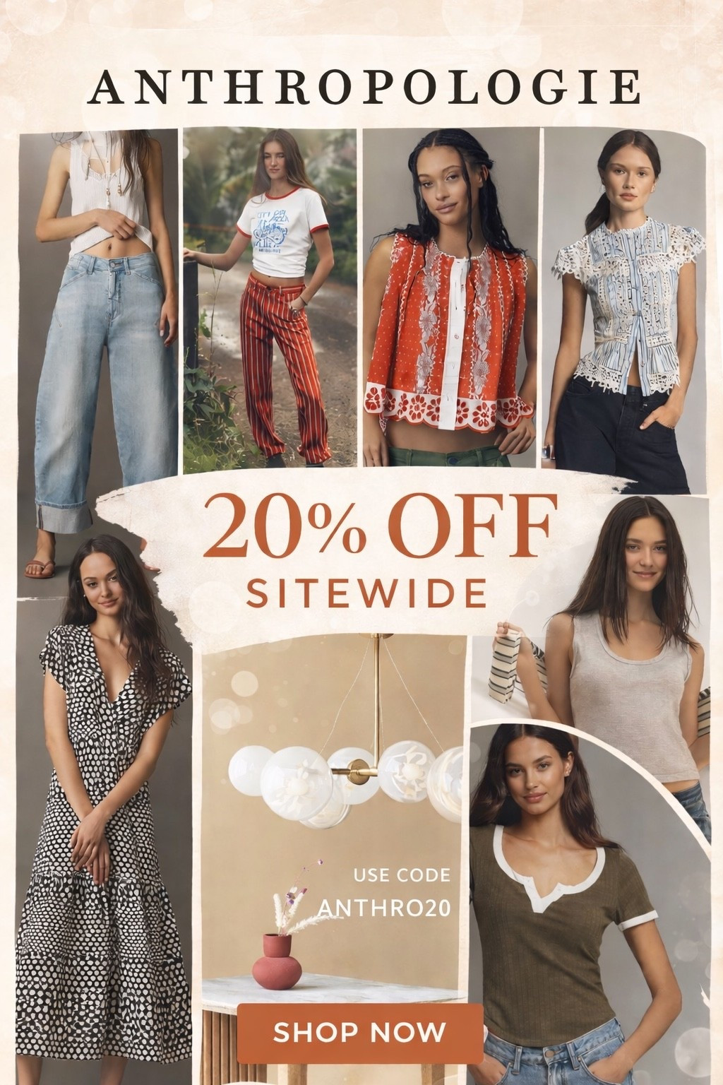 Anthropologie 20% off site wide favs!

#LTKHome #LTKSpringSale #LTKSaleAlert