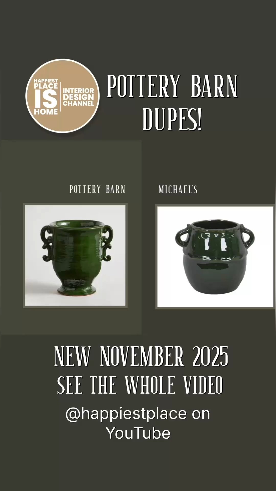 Pottery Barn Dupes!  See the full video @happiestplace on YouTube 

#LTKHoliday #LTKSeasonal #LTKHome