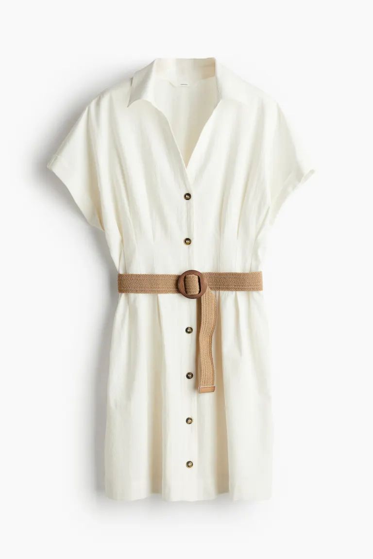 Shirt Dress with Belt | H&M (US + CA)