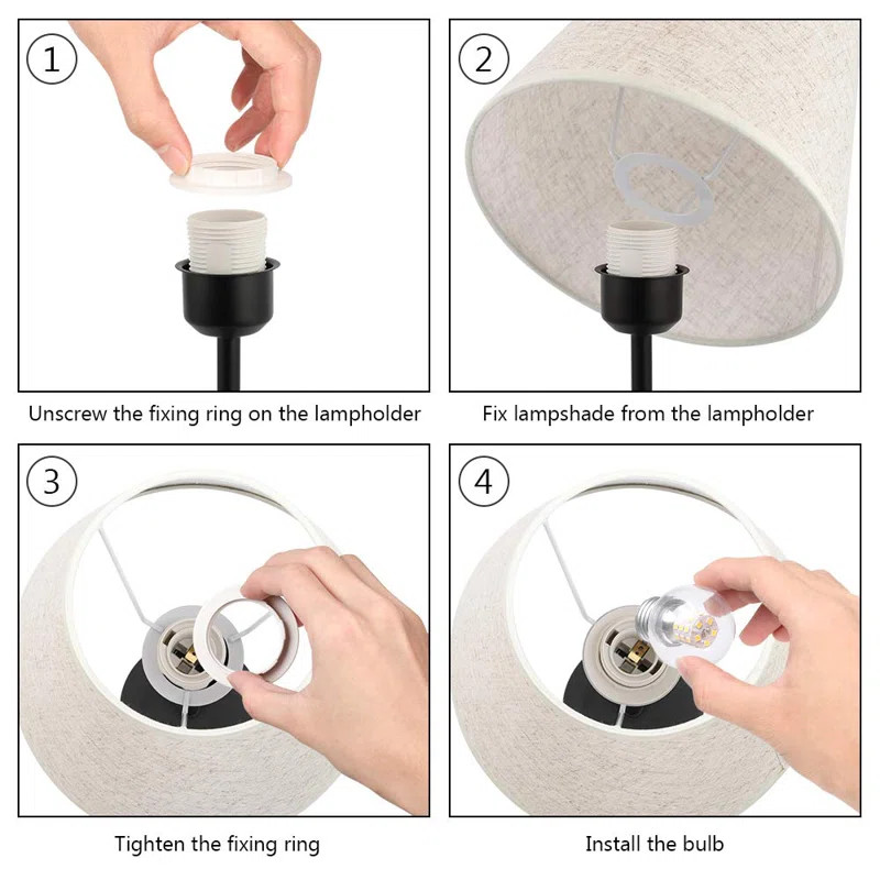 Allory 15" Black Table Lamp | Wayfair North America