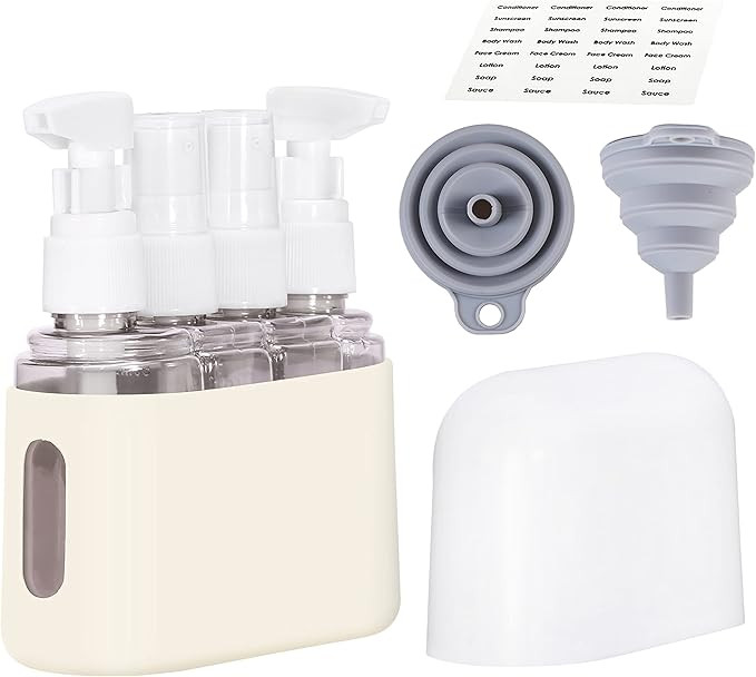 Bpluma Travel Bottles, Leak Proof Containers For Toiletries TSA Approved Airplane Accessories Kit... | Amazon (US)