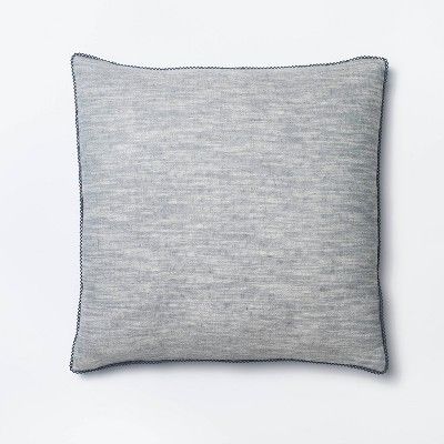 Chambray Throw Pillow with Lace Trim - Threshold™ designed with Studio McGee | Target