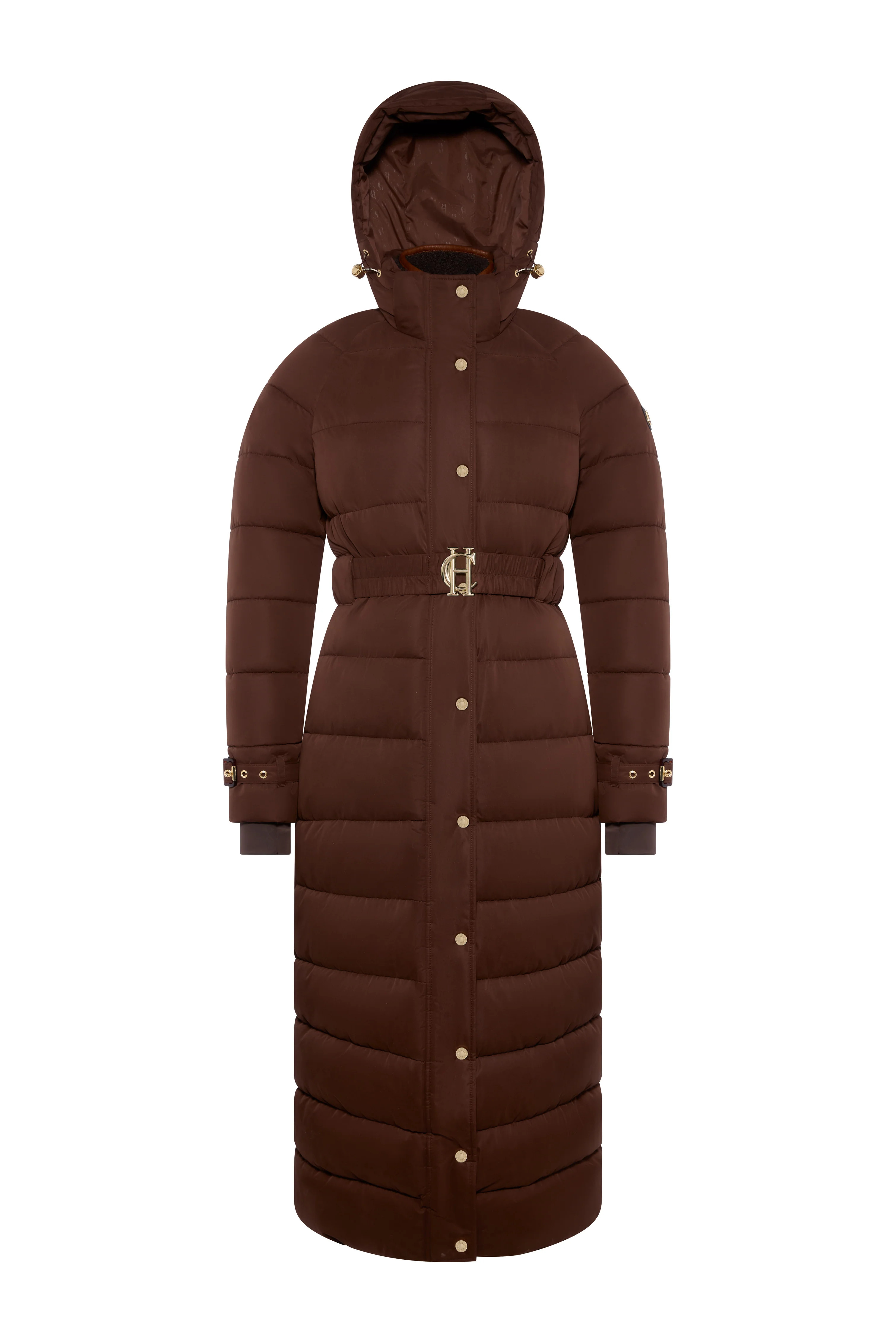 Arosa Luxe Longline Coat (Walnut) | Holland Cooper