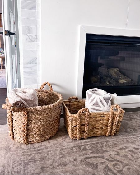 Some of my favorite wicker baskets from Amazon! So similar to the Pottery Barn for way less #founditonamazon 

#LTKhome #LTKstyletip #LTKfindsunder50