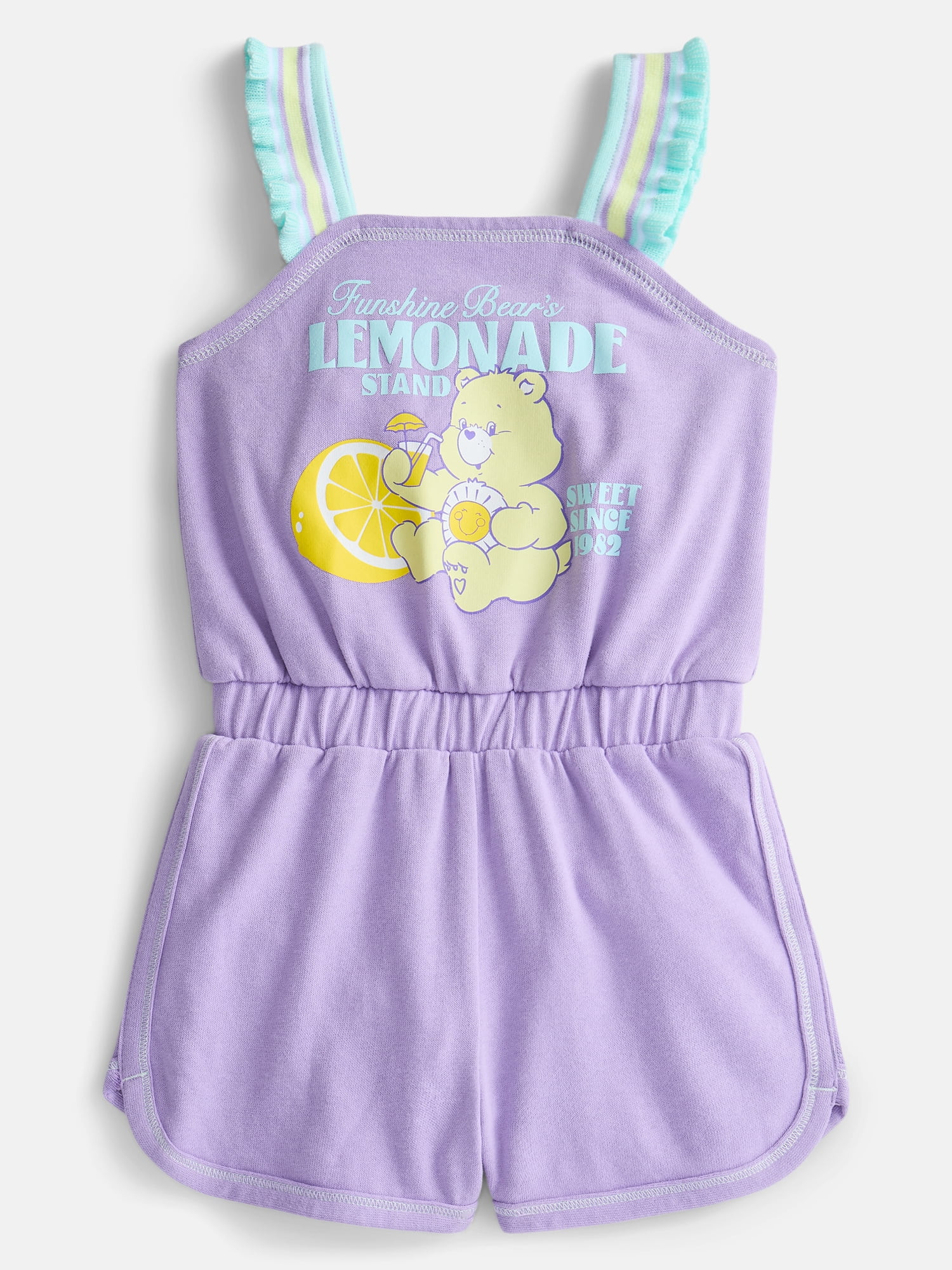 Care Bears Toddler Girls Sleeveless Romper, Sizes 12M-5T - Walmart.com | Walmart (US)