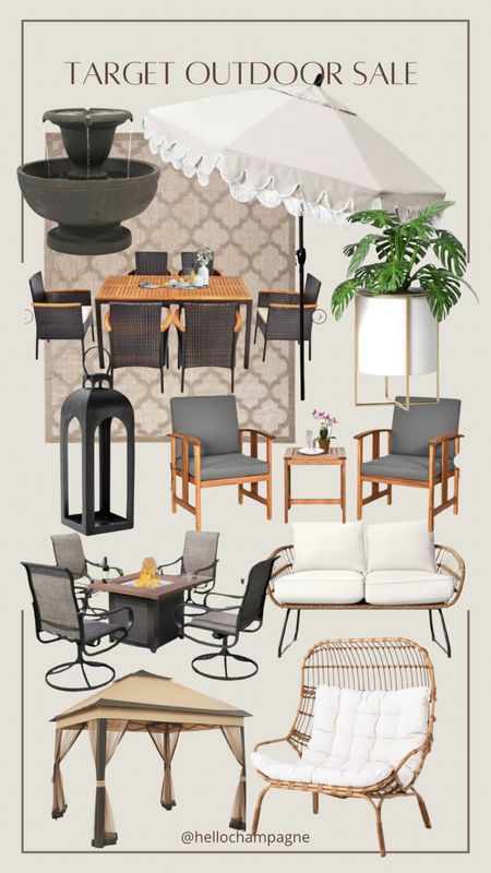 Target Outdoor Sale // Patio Furniture 

#LTKsalealert #LTKSeasonal #LTKhome