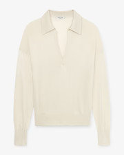 Leo Pullover - Silk Jersey :: Cream | MM LaFleur