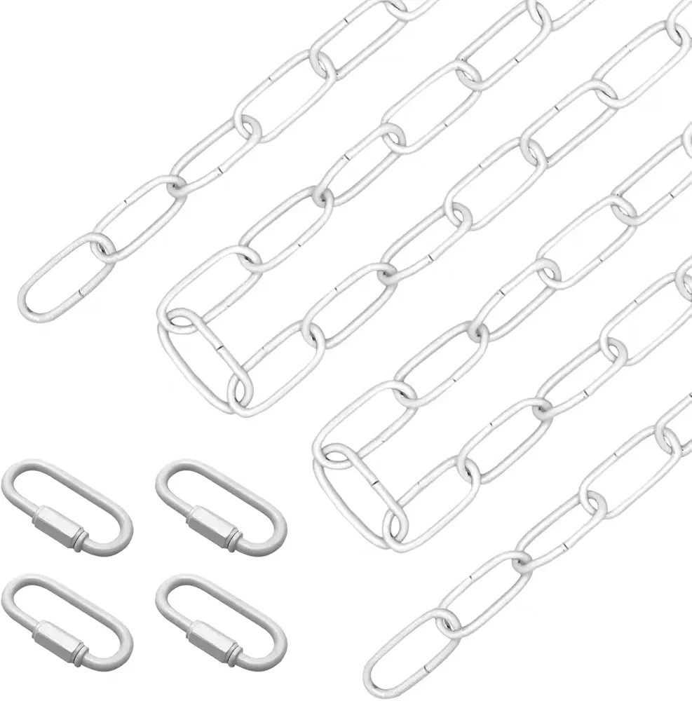 20 Feet Pendant Light Fixture Chain, Lighting Hanging Chain Extension with Connection Locks, Ligh... | Amazon (US)