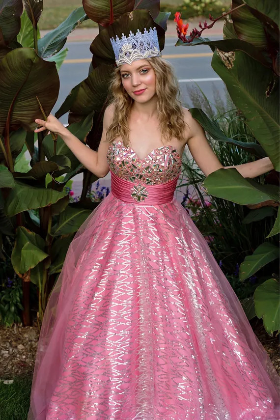 Glenda the Good Witch Silver Lace Crown With Crystals  Glinda - Etsy | Etsy (US)