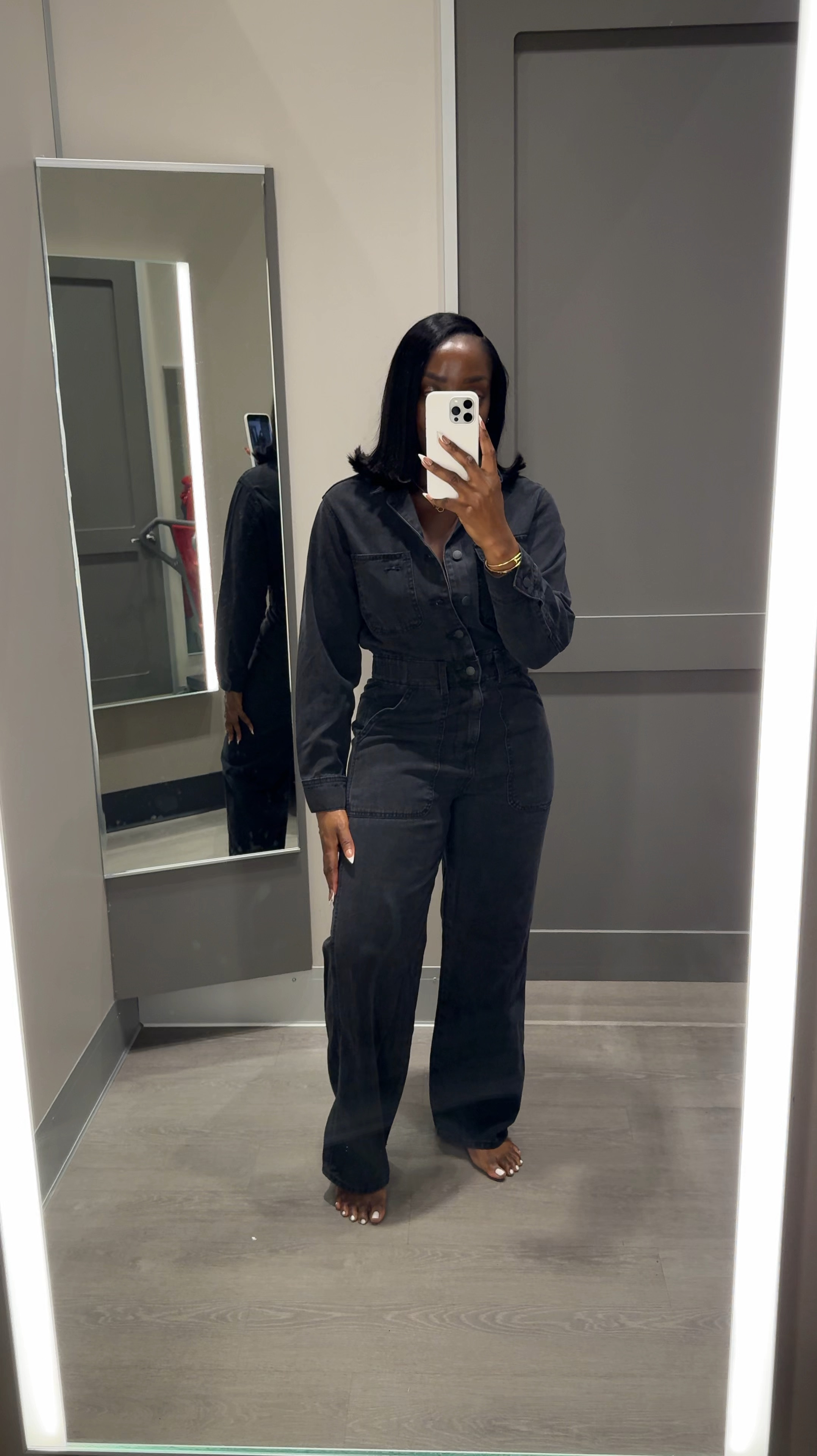 I am a sucker for a jumpsuit! Wearing a size 8. This would be really cute as a Thanksgiving outfit. 

#LTKBeauty #LTKHoliday