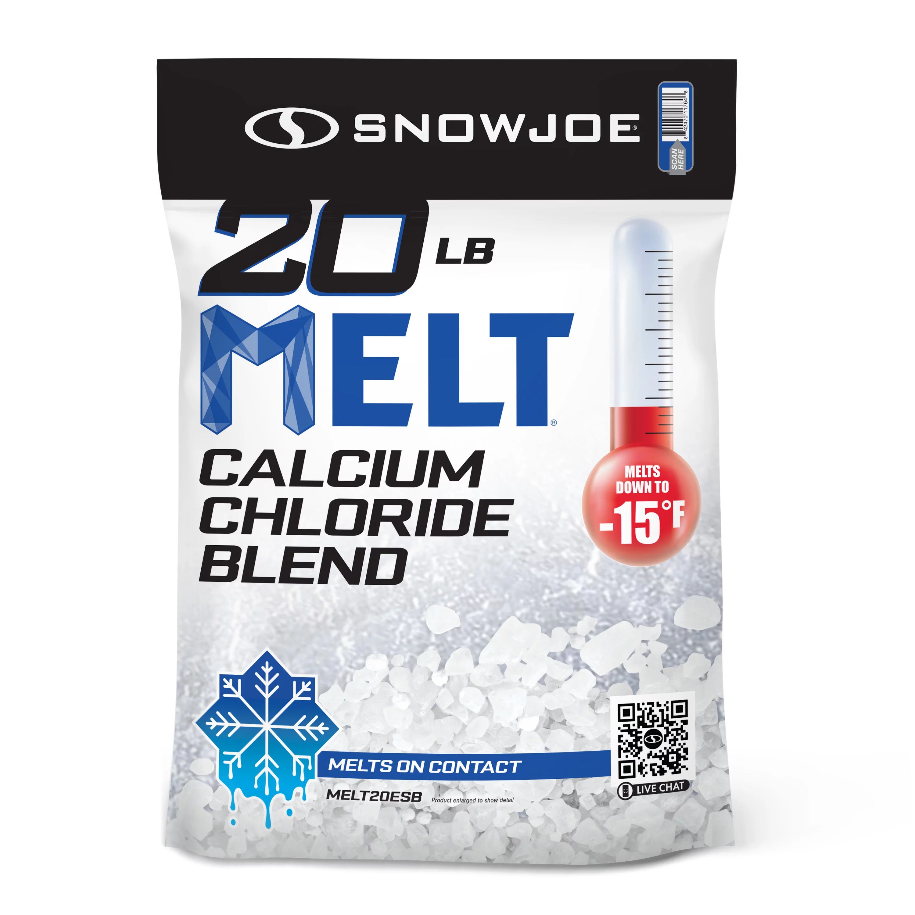 Snow Joe MELT20ESB Calcium Chloride Ice Melt Blend , 20-Pound | Walmart (US)