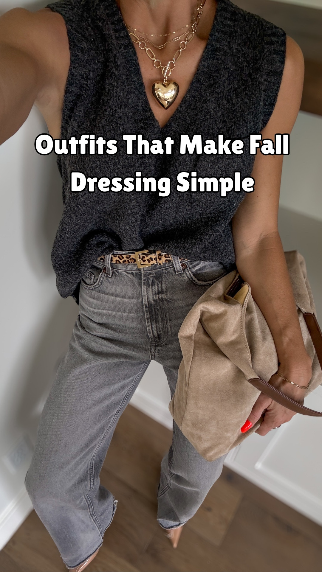 These 4 looks are perfect for that in-between season—effortless, versatile, and cozy without being heavy. 
Loving these Amazon sweaters & accessories, jeans that are actually comfortable, loafers & sneakers to wear with everything, and white T-shirts you’ll reach for over & over again.

Sizing—
Everything fits tts, EXCEPT 
• size up on blue/red sweater 
•Suede jacket size down
•White jeans size up 2 sizes (linked similar)
•Go 1/2 size down in adidas’s 


Fall Wedding Guest Dress
Jackets
Denim Dress
Halloween

#LTKOver40 #LTKFallSale #LTKSeasonal