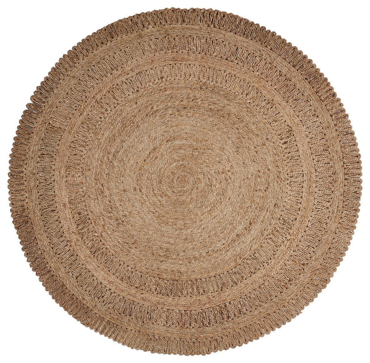 Rugology Roscoe Gwen Area Rugs | Natural Fiber Round Tans & Beiges Area Rugs | Rugs Direct | Rugs Direct